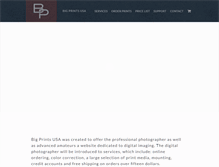 Tablet Screenshot of bigprintsusa.com